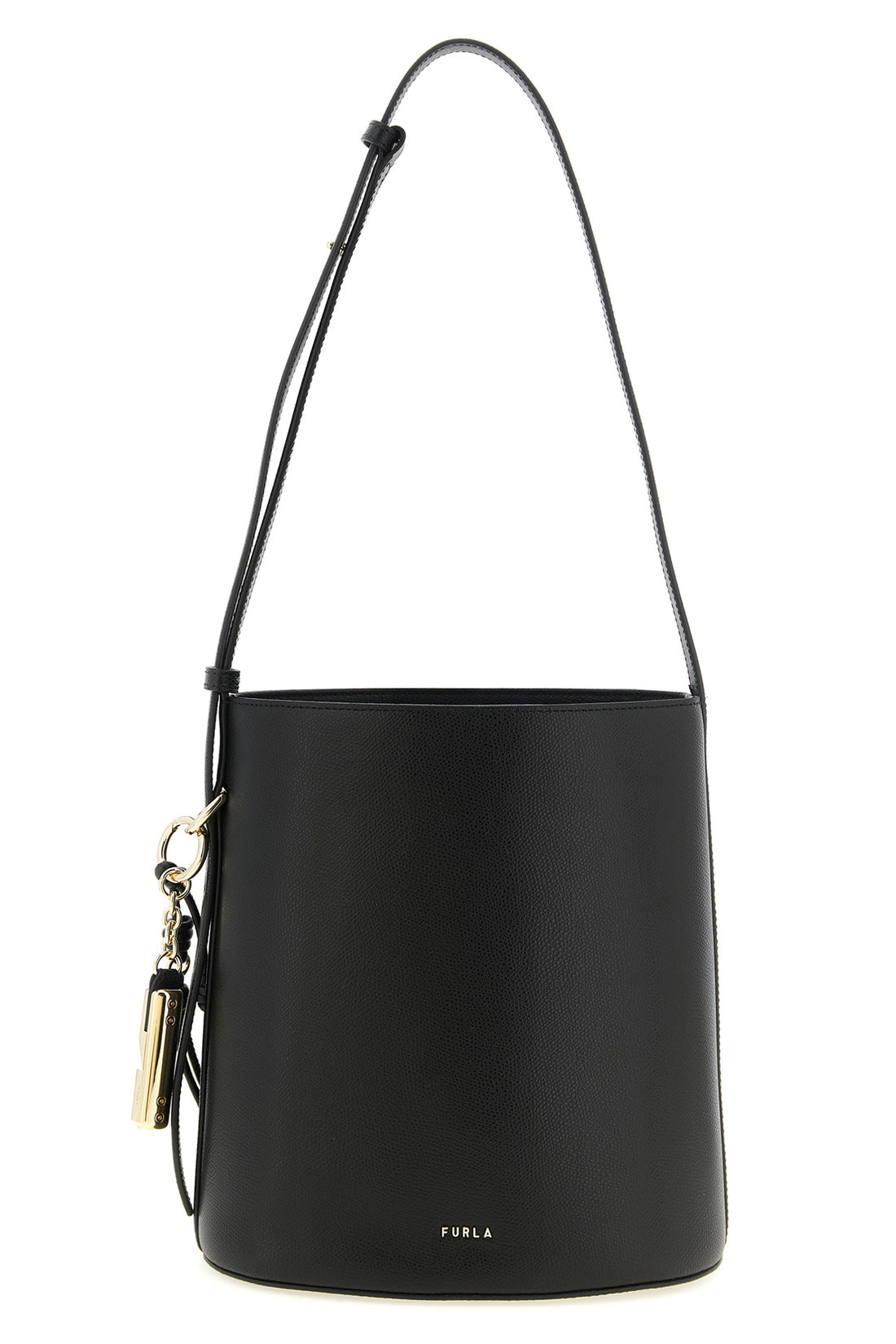 FURLA OS small roxie bucket bag in leather