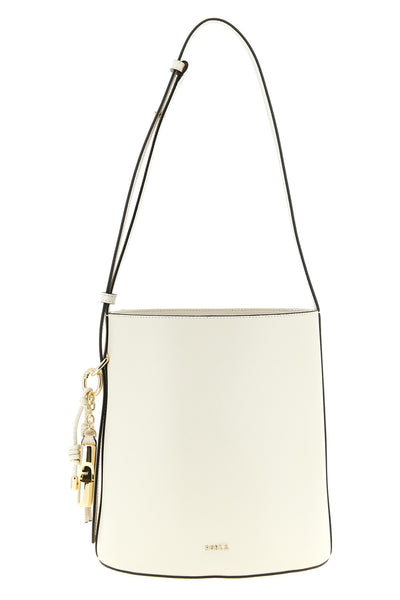 small roxie bucket bag in leather