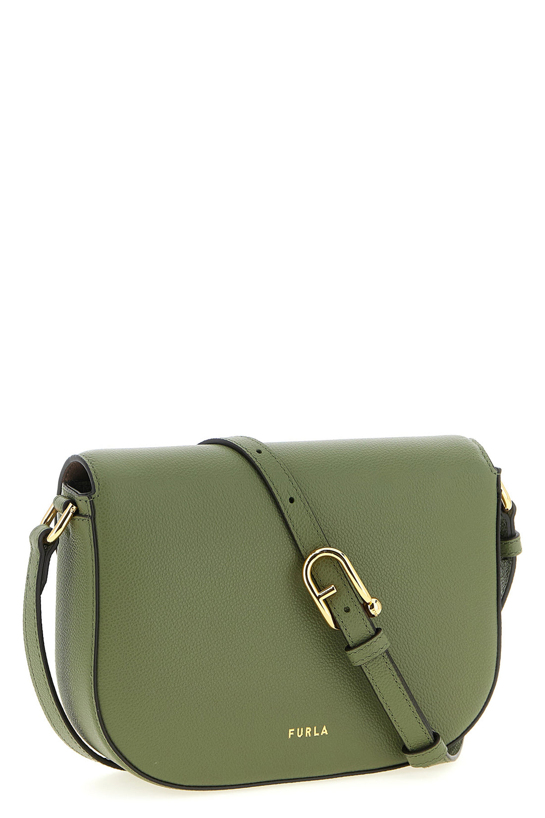 FURLA OS small fine leather furla moonlight crossbody bag