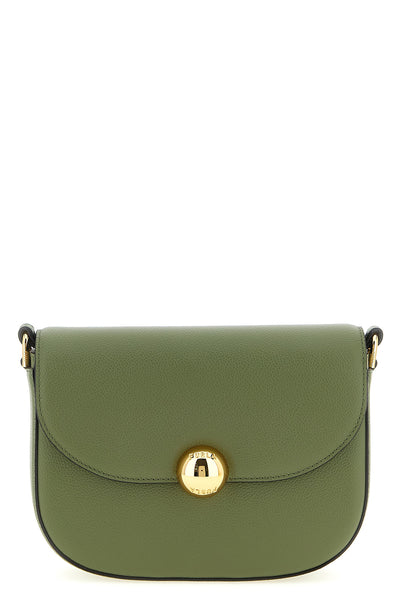 small fine leather furla moonlight crossbody bag