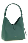 the furla goccia s hobo bag defines a curved and deconstructed shape through a