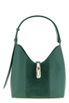 the furla goccia s hobo bag defines a curved and deconstructed shape through a