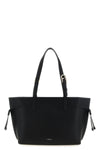 the furla ava m black hammered calf leather tote bag features a structured and