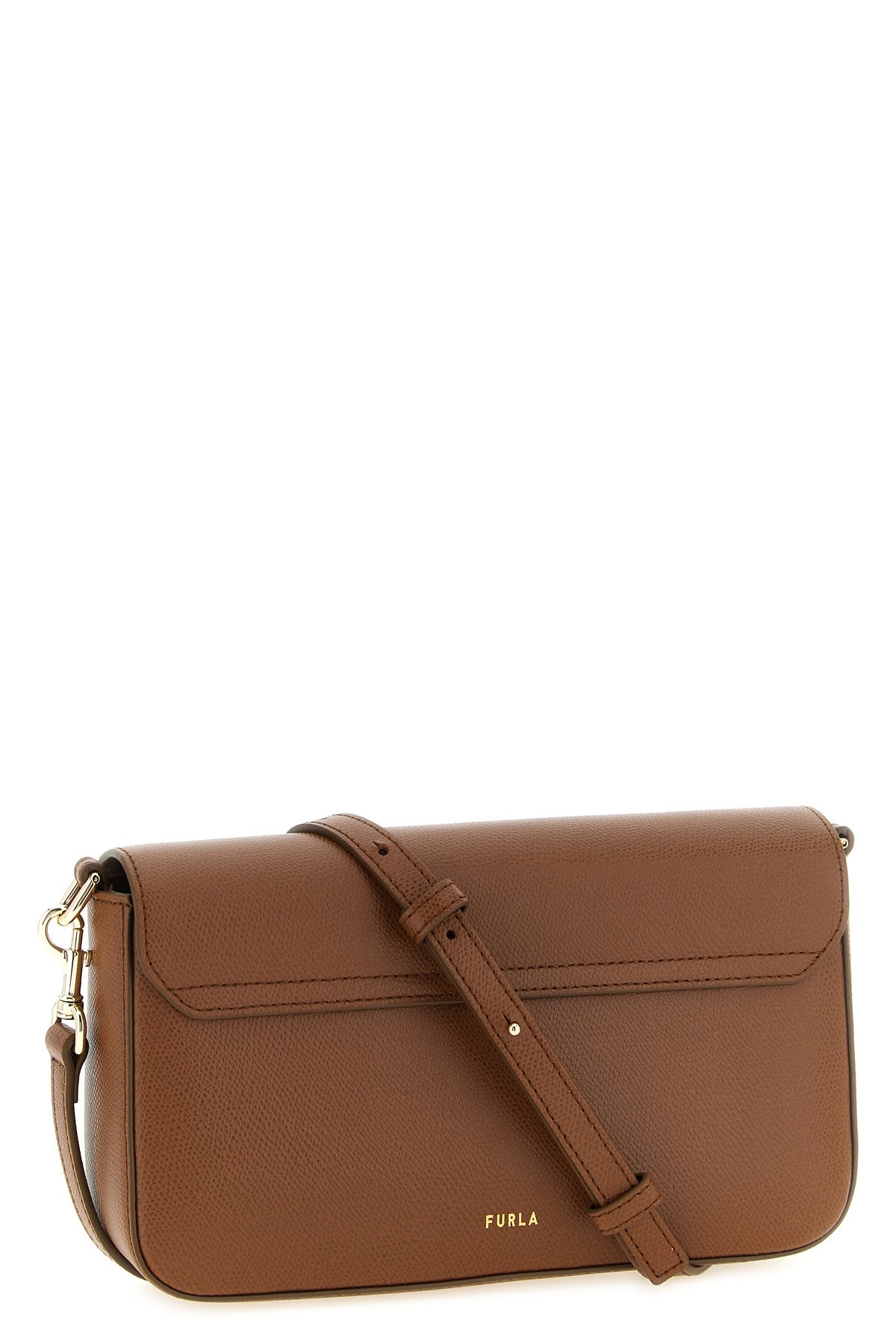 the furla iride s crossbody bag in fine hammered calf leather defines a struct