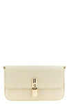 the furla iride s crossbody bag in textured calf leather embodies a structured