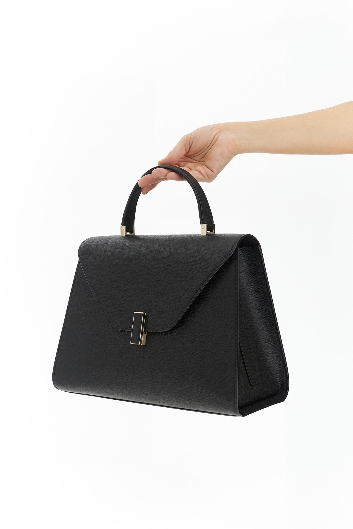 iside large handbag in millepunte calf leather