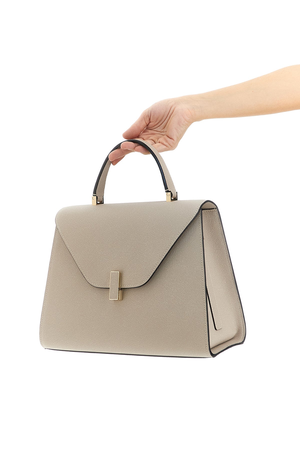 iside large handbag in millepunte calf leather