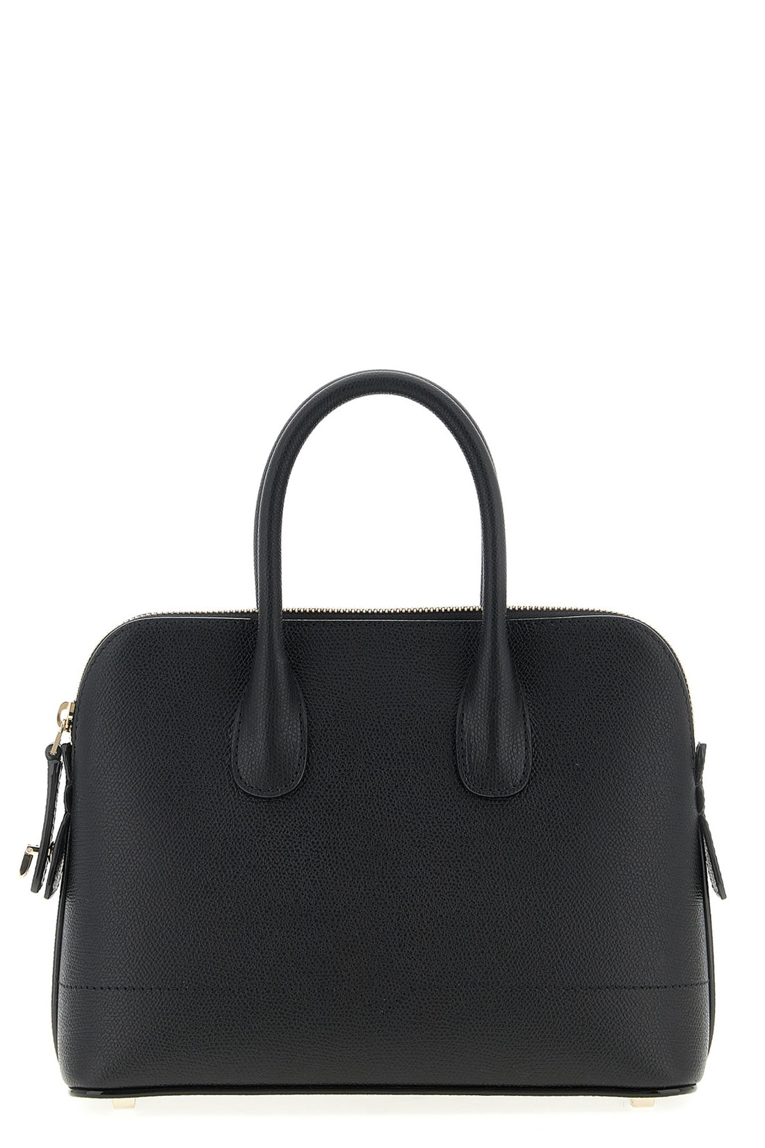VALEXTRA OS mylogo mini handbag in millepunte leather