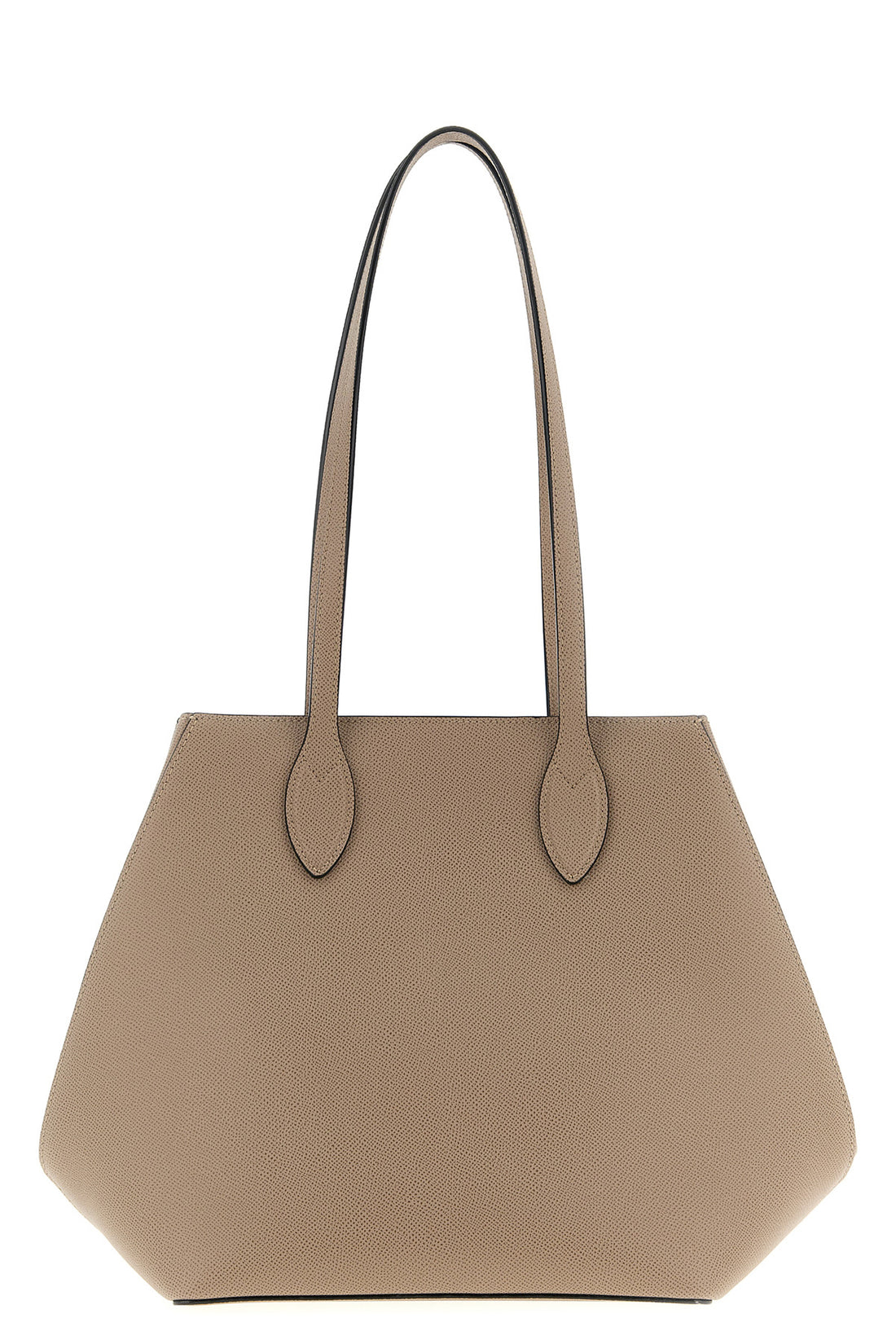 VALEXTRA OS millepunte soft vivi leather midi shopping bag