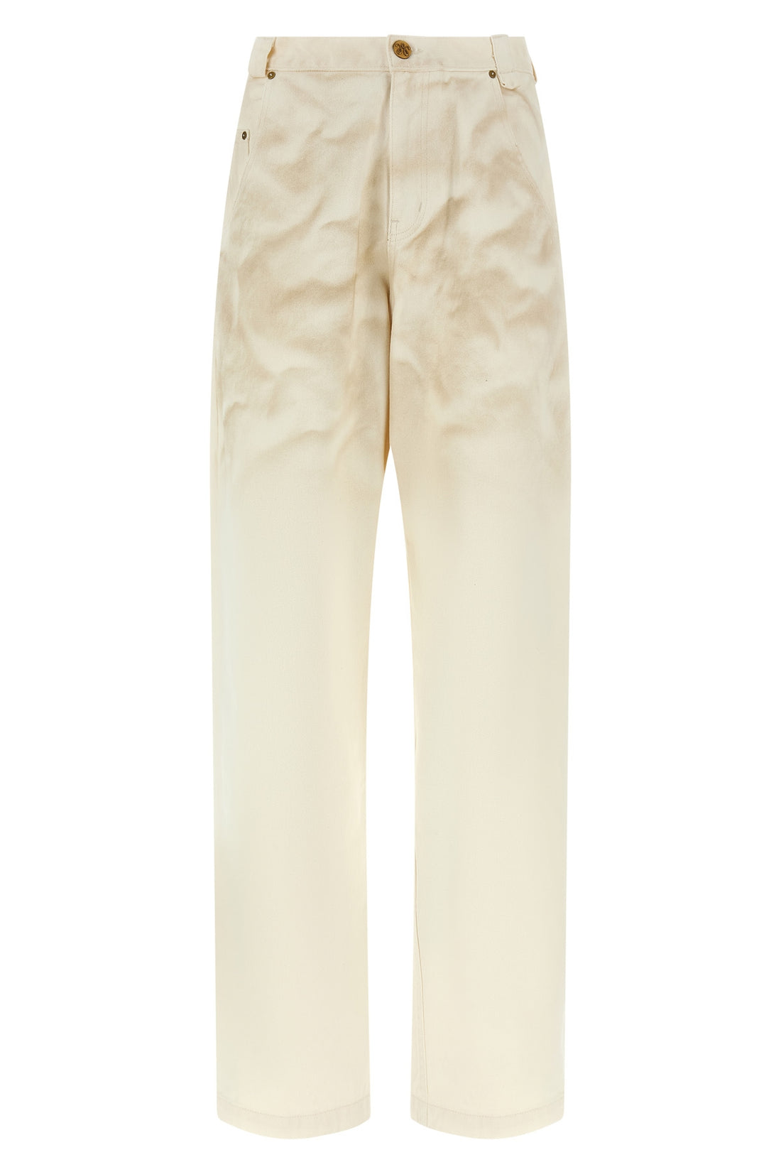 WILLY CHAVARRIA 30 bad boy used-effect cotton denim jeans