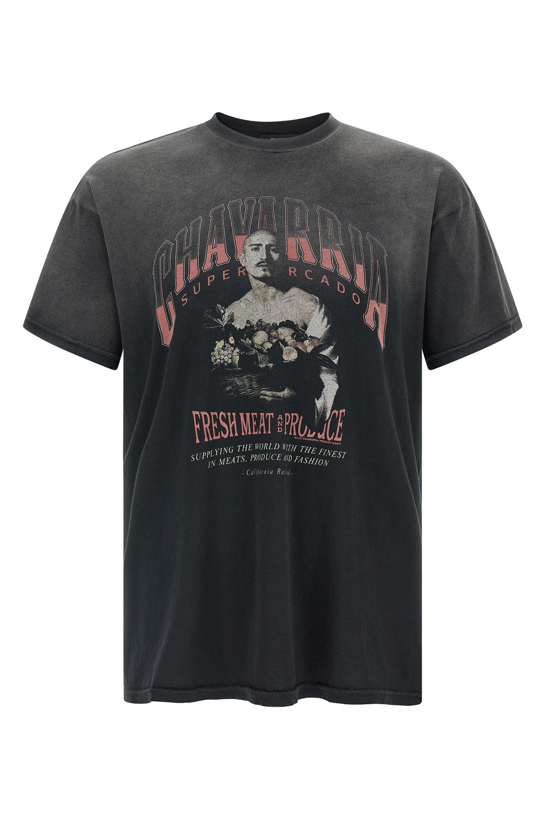 WILLY CHAVARRIA L san chachi produce vintage washed cotton t-shirt