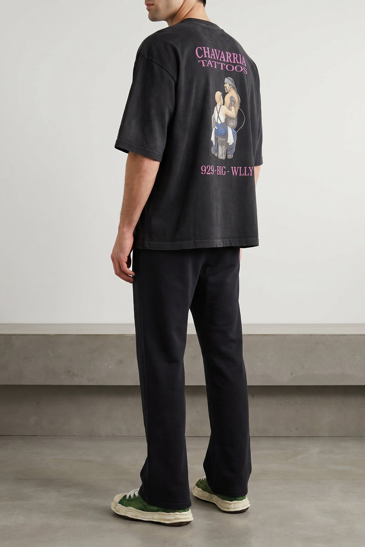 willy tattoo - buffalo tee cotton t-shirt