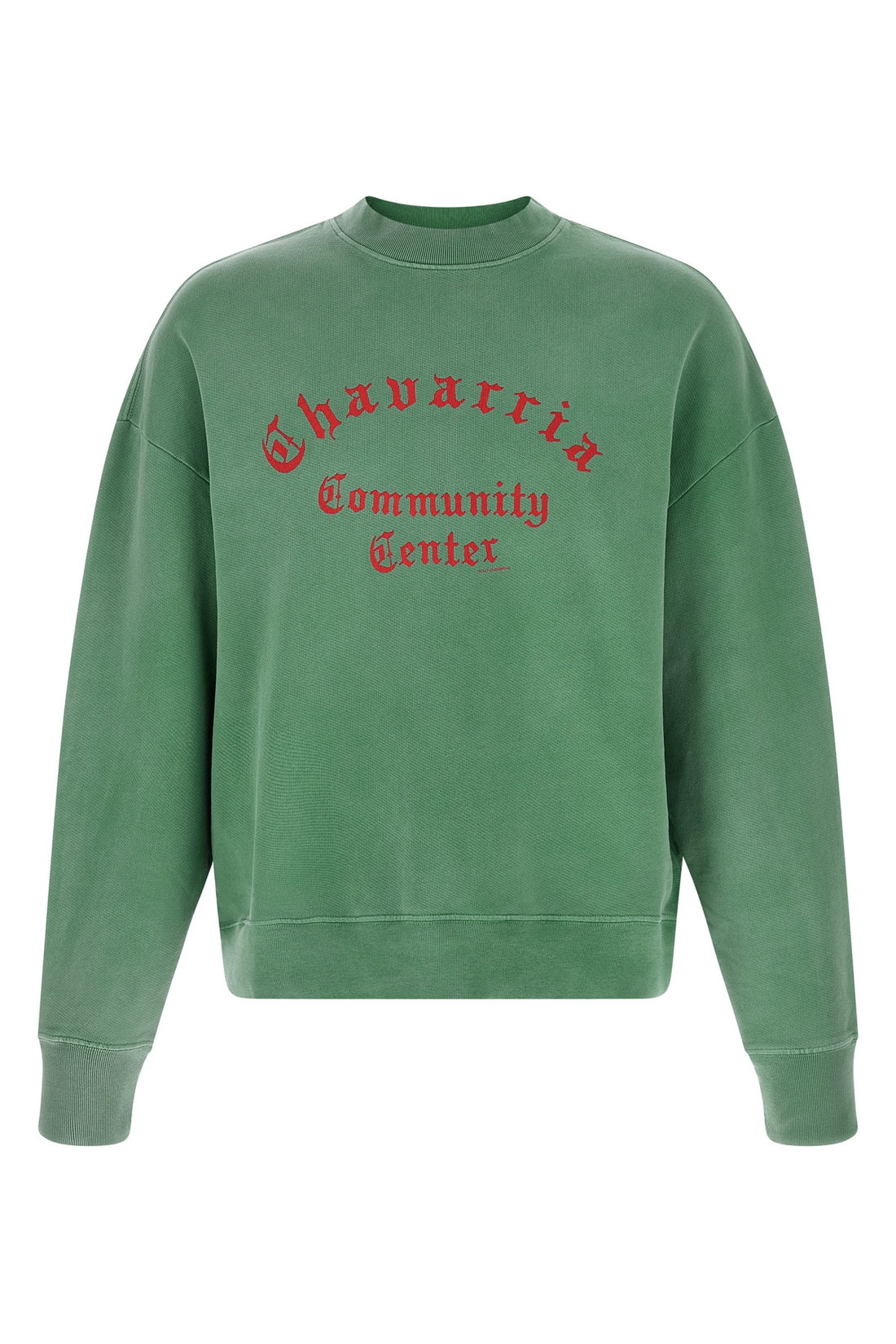 WILLY CHAVARRIA M chavarria community center - hooligan sweatshirt in brushed cotton