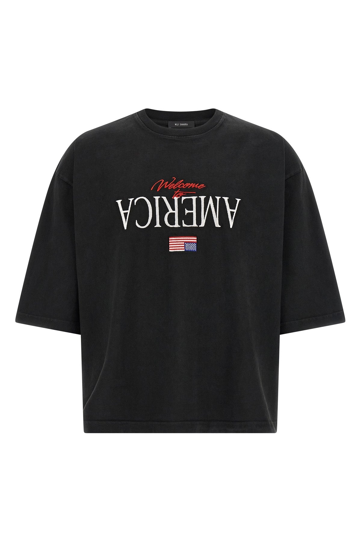 welcome to america- buffalo heavy cotton t-shirt