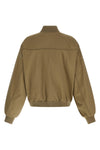 gas station cotton canvas bomber jacket