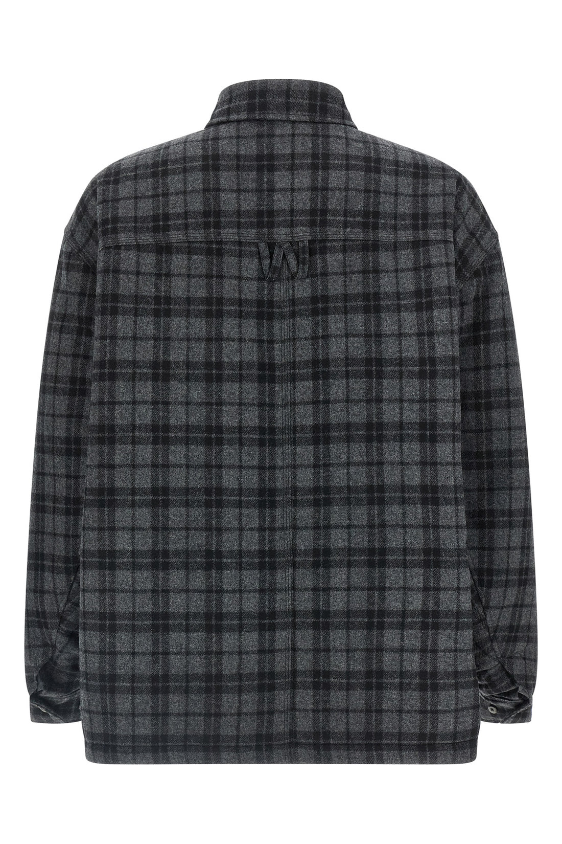 WILLY CHAVARRIA M check patterned wool overshirt