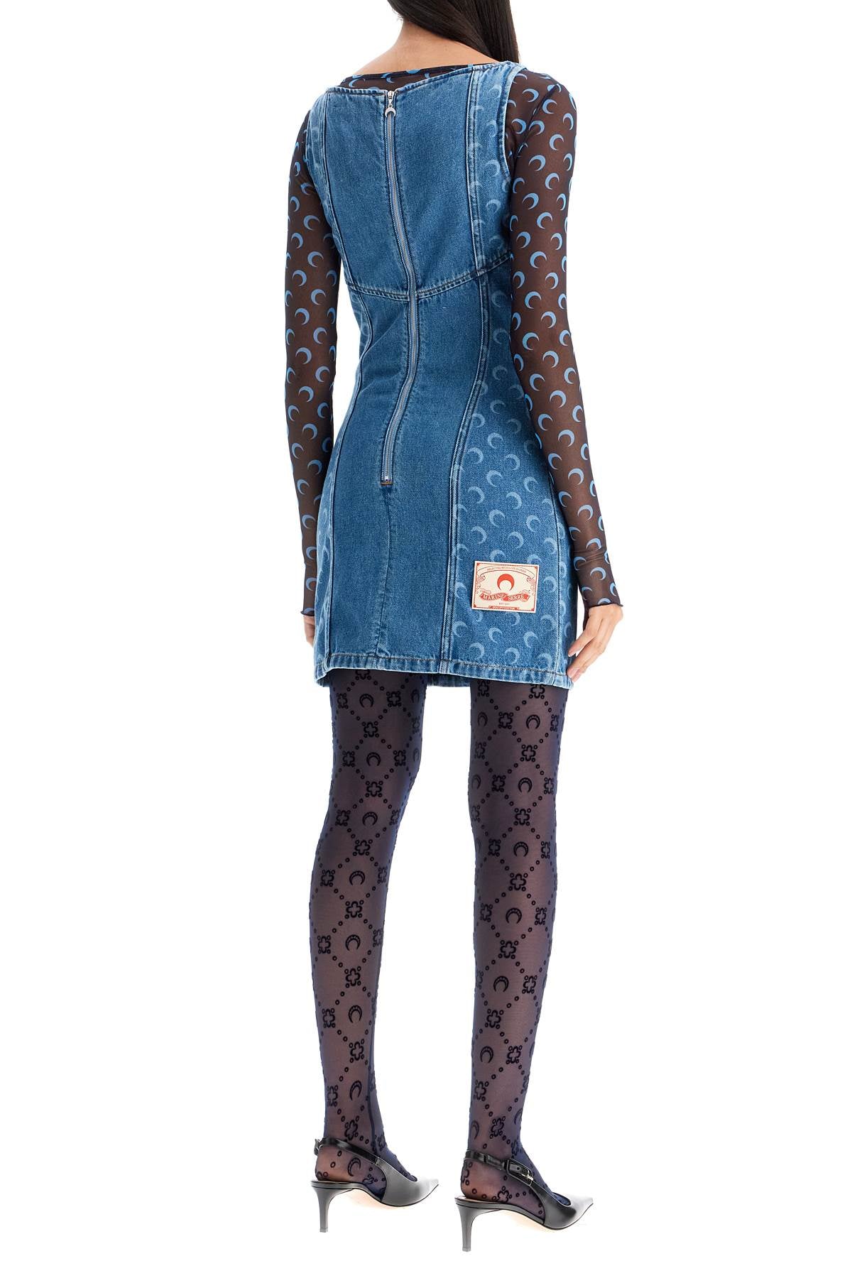 &quot;denim moon mini dress for