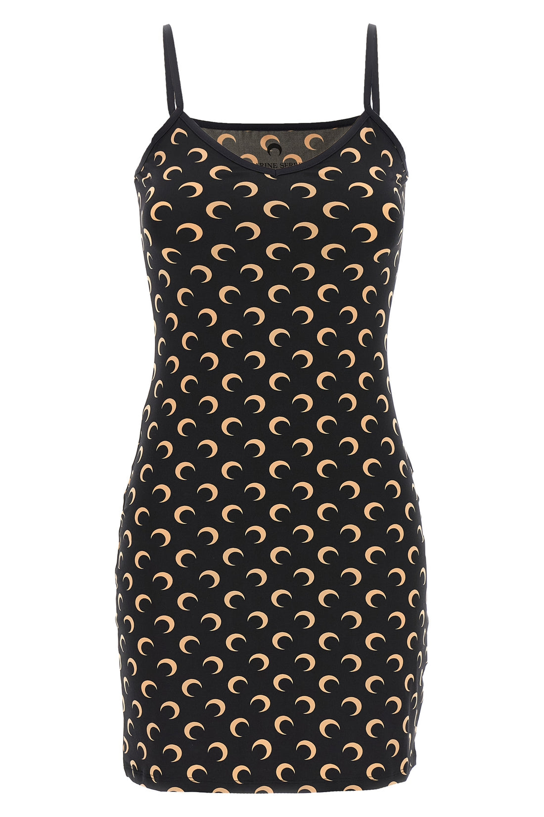 MARINE SERRE M all-over stretch jersey dress