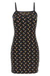 all-over stretch jersey dress