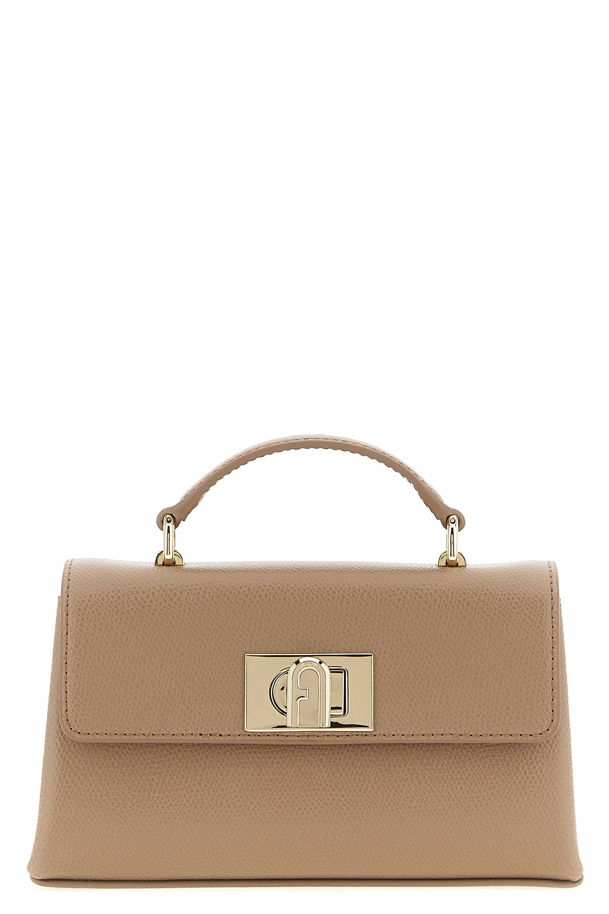 furla 1927 mini crossbody bag in fine printed leather