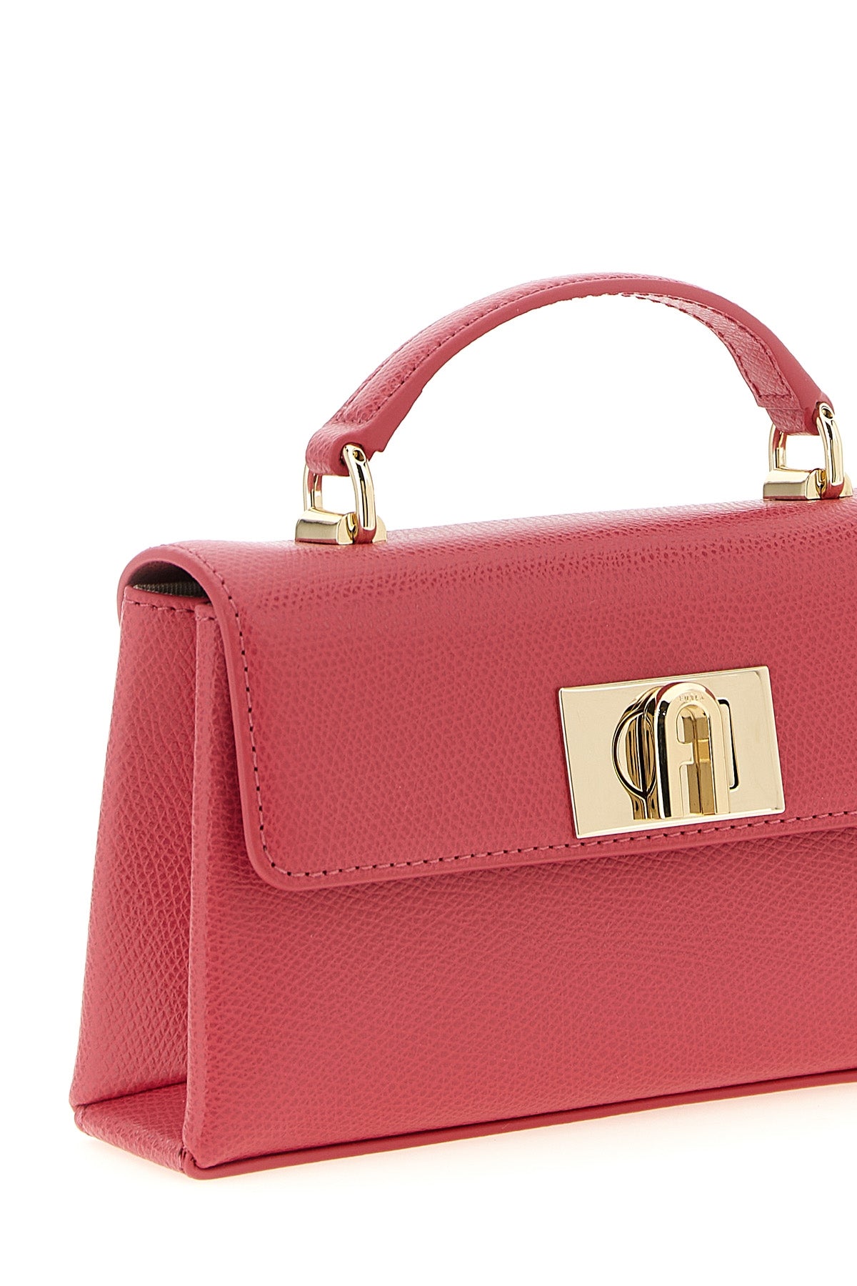 furla 1927 mini crossbody bag in fine printed leather