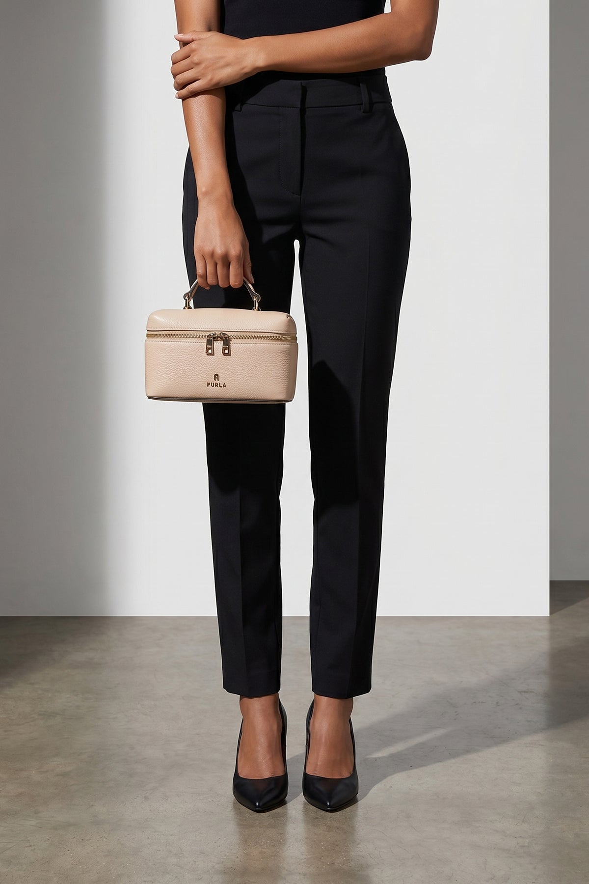 the vanity case-inspired furla camelia mini bag in fine garnet calf leather st