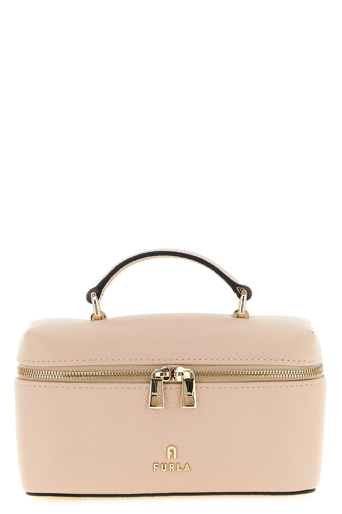 the vanity case-inspired furla camelia mini bag in fine garnet calf leather st