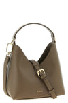 the furla iride mini hand hobo bag defines a soft trapezoidal silhouette