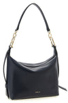 mignon furla tonie shoulder bag in fine grain-effect printed leather