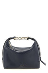 mignon furla tonie shoulder bag in fine grain-effect printed leather