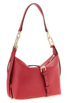 mignon furla tonie shoulder bag in fine grain-effect printed leather