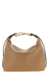 mignon furla tonie shoulder bag in fine grain-effect printed leather