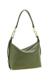 mignon furla tonie shoulder bag in fine grain-effect printed leather