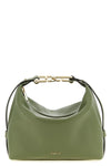mignon furla tonie shoulder bag in fine grain-effect printed leather