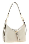 mignon furla tonie shoulder bag in fine grain-effect printed leather