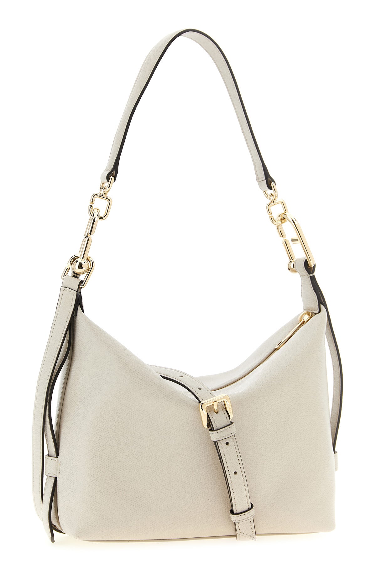 mignon furla tonie shoulder bag in fine grain-effect printed leather