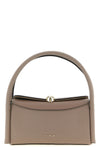 boston nicole mini handbag in grain-effect print leather