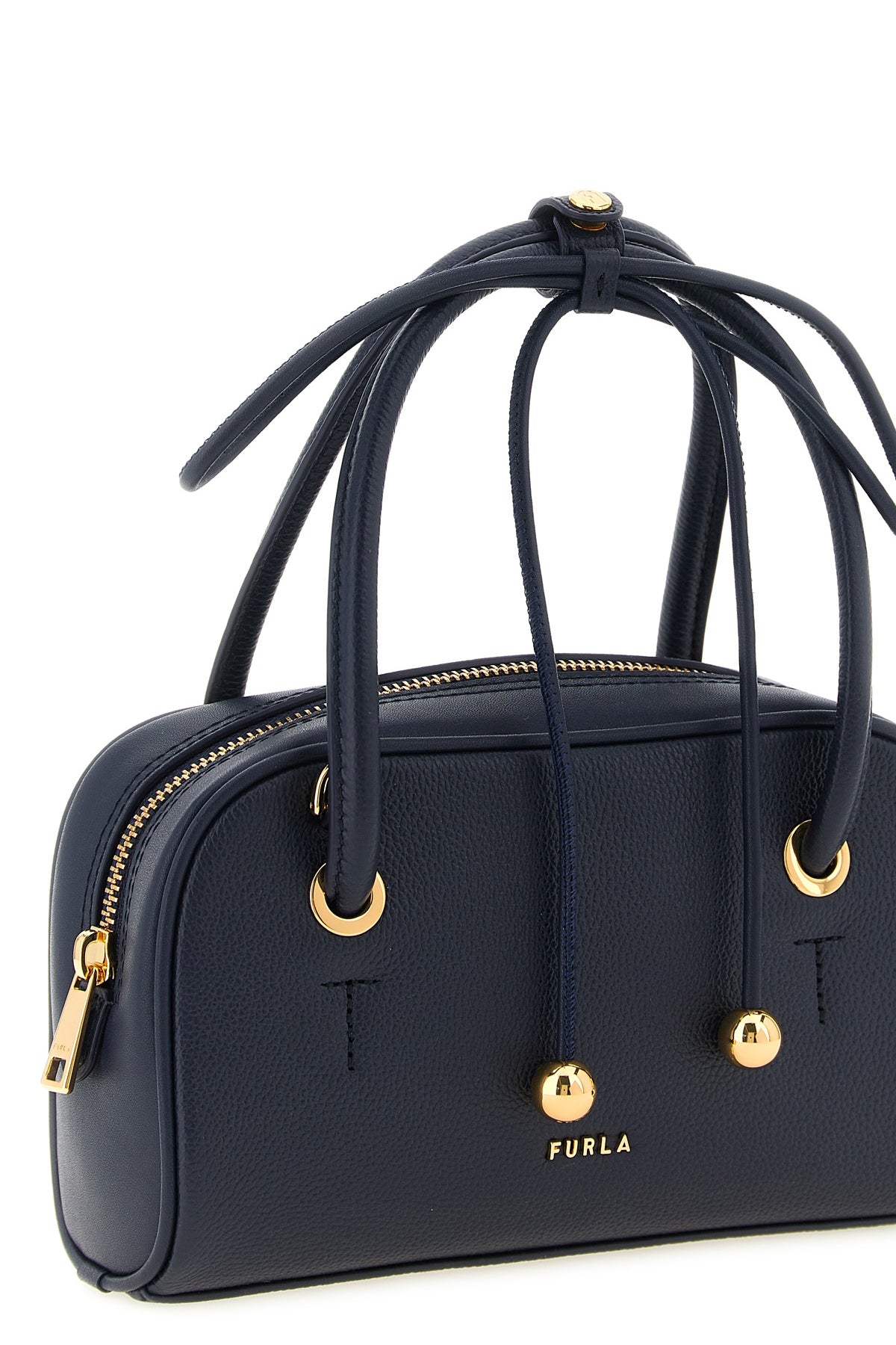 the furla poppy s handbag is made of fine full-grain diamond leather in the na