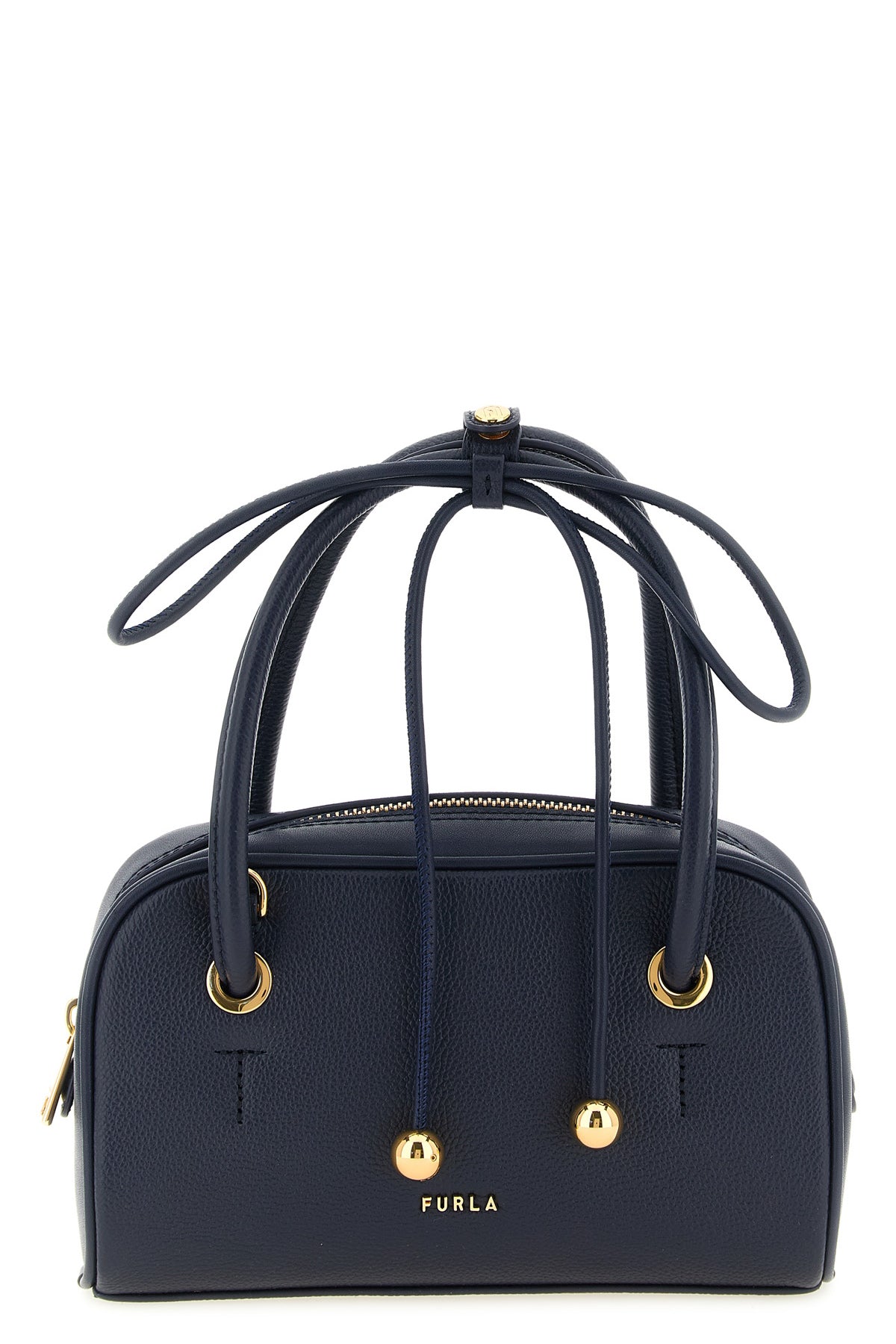 the furla poppy s handbag is made of fine full-grain diamond leather in the na