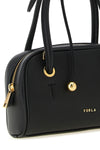 the furla poppy s handbag is made of fine diamond full-grain leather
