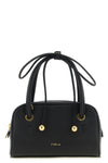the furla poppy s handbag is made of fine diamond full-grain leather