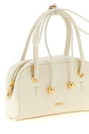 the furla poppy s handbag stands out for its structured dome silhouette