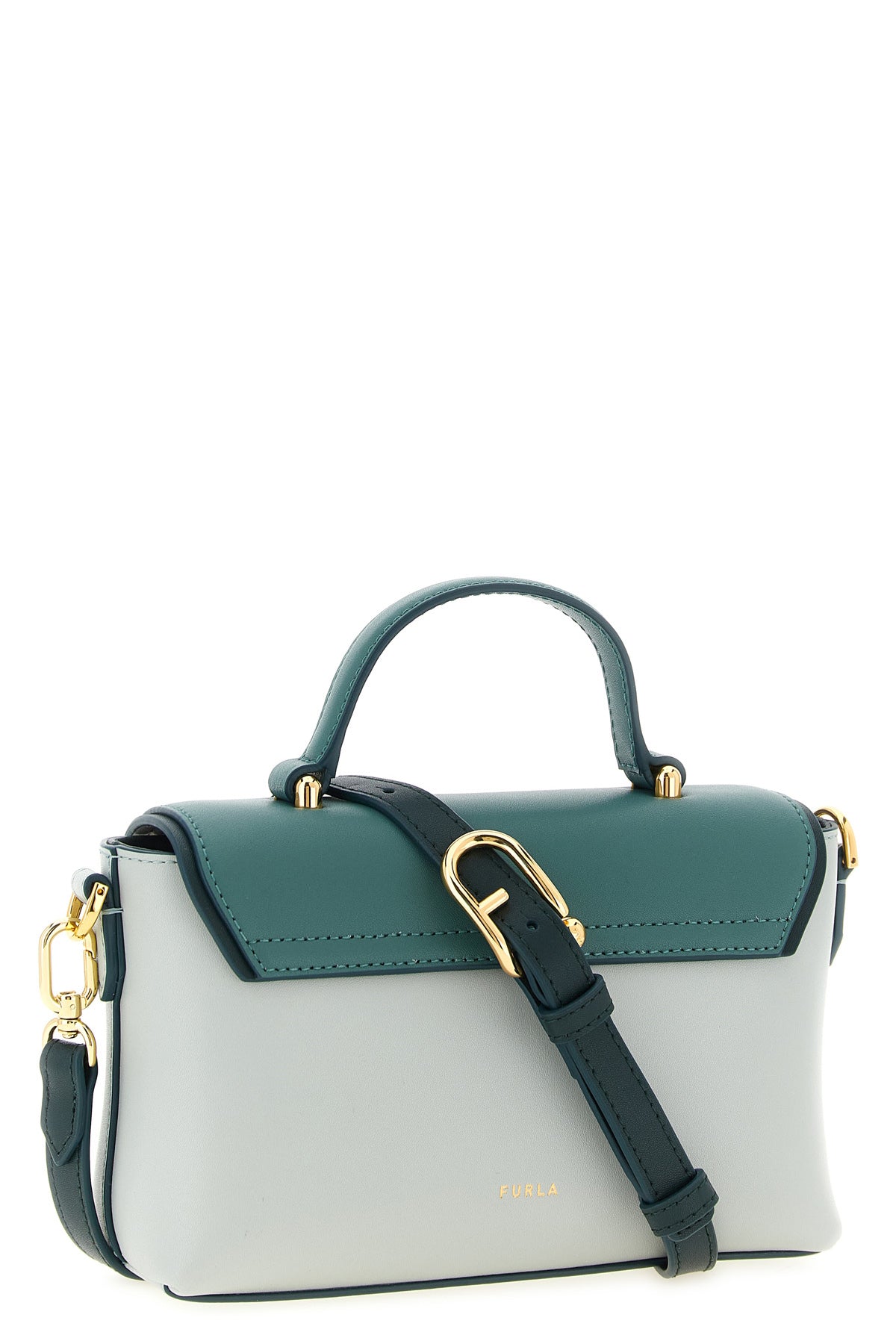 the furla moonlight mignon handbag in fine smooth sydney calf leather features