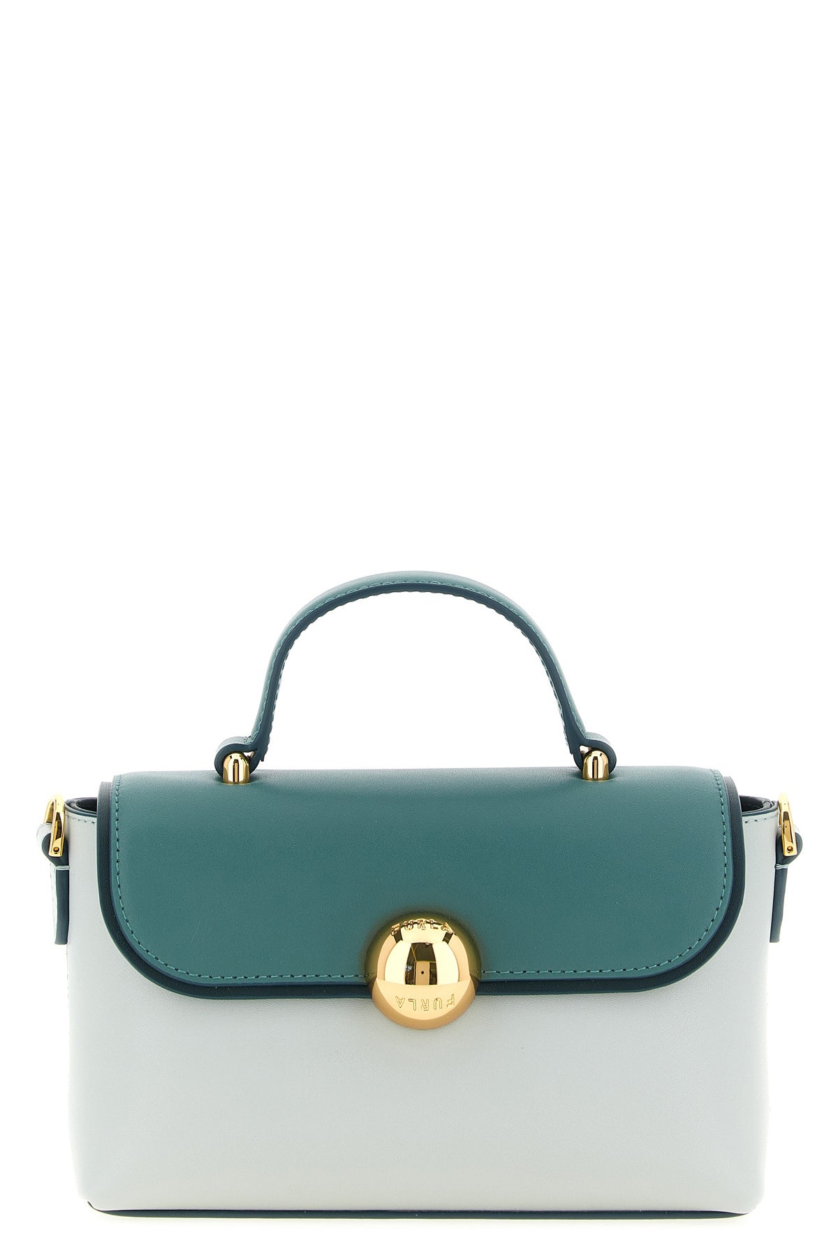 the furla moonlight mignon handbag in fine smooth sydney calf leather features