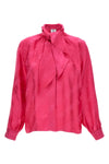 monogram viscose blouse