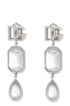 the dolce & gabbana pendant earrings are distinguished by a three-level construc