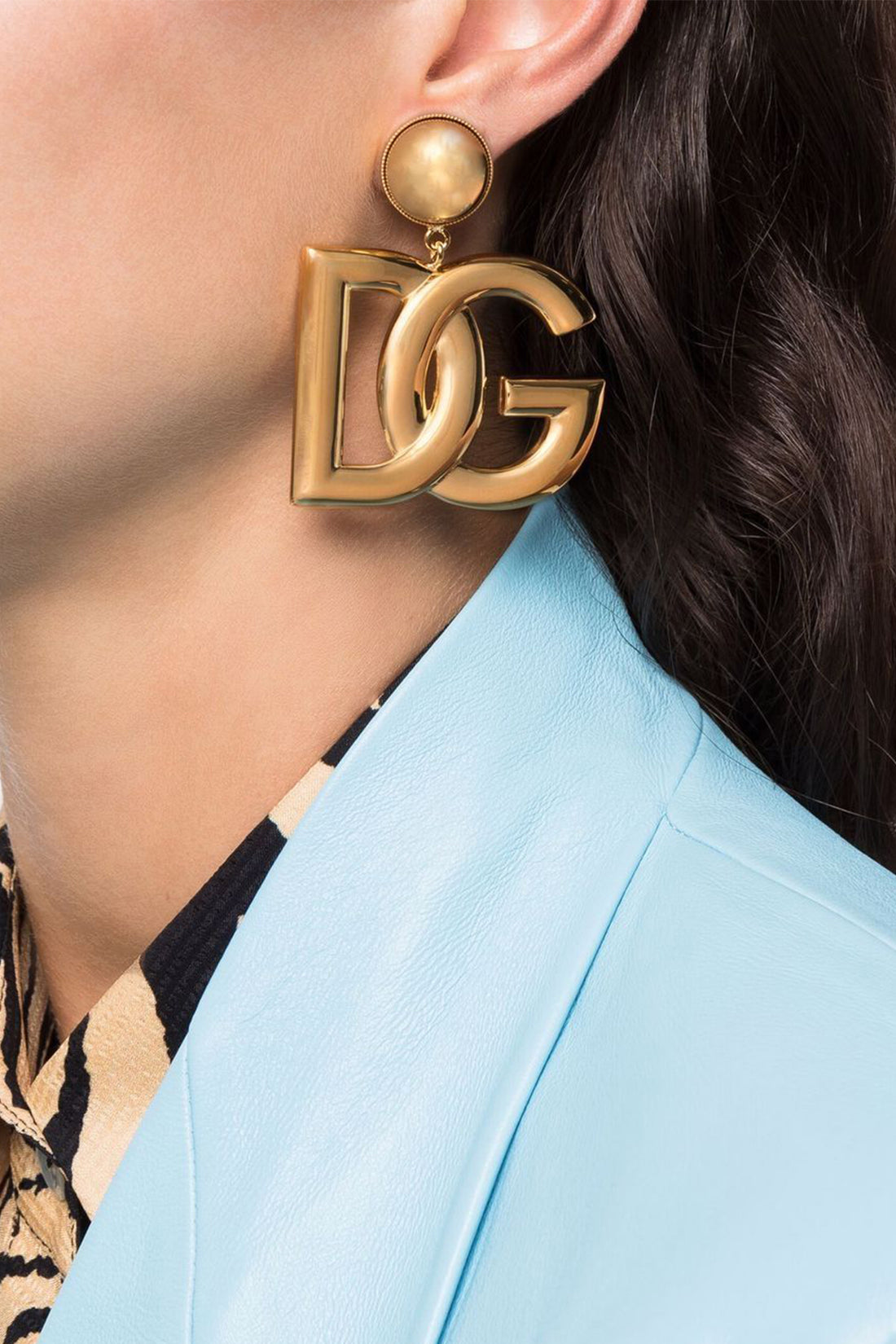 DOLCE &amp; GABBANA OS gold metal earrings