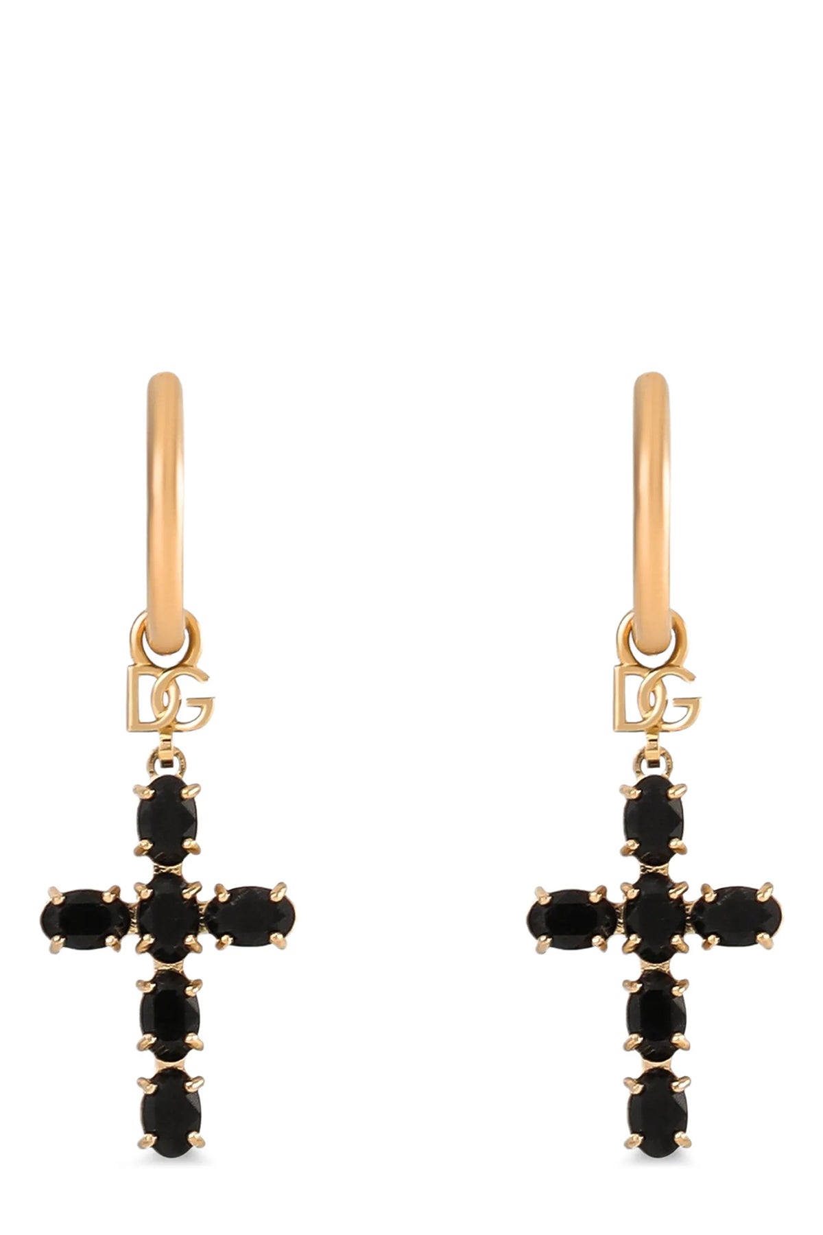 the creole earrings by dolce & gabbana are distinguished by a hoop construction