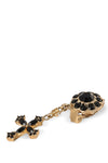 dolce & gabbana clip-on earrings feature an opulent aesthetic through meticulous