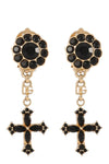 dolce & gabbana clip-on earrings feature an opulent aesthetic through meticulous
